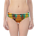 Decorative autumn landscape Hipster Bikini Bottoms