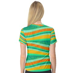 V-Neck Sport Mesh T-Shirt 