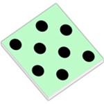 Polka Dots - Black on Mint Green Small Memo Pads