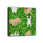 Funny Sloths Mini Canvas 4  x 4  (Stretched)