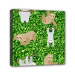 Funny Sloths Mini Canvas 6  x 6  (Stretched)