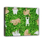 Funny Sloths Canvas 10  x 8  (Stretched)