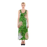 Funny Sloths Sleeveless Maxi Dress