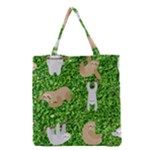 Funny Sloths Grocery Tote Bag