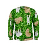 Funny Sloths Kids  Sweatshirt