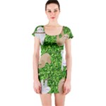 Funny Sloths Short Sleeve Bodycon Dress