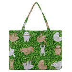 Funny Sloths Medium Zipper Tote Bag