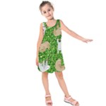 Funny Sloths Kids  Sleeveless Dress