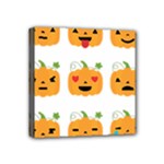 Halloween Pumpkin Emojis Mini Canvas 4  x 4  (Stretched)