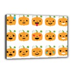 Halloween Pumpkin Emojis Canvas 18  x 12  (Stretched)