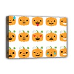 Halloween Pumpkin Emojis Deluxe Canvas 18  x 12  (Stretched)