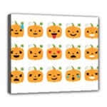 Halloween Pumpkin Emojis Deluxe Canvas 24  x 20  (Stretched)