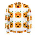 Halloween Pumpkin Emojis Men s Sweatshirt