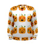 Halloween Pumpkin Emojis Women s Sweatshirt