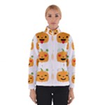 Halloween Pumpkin Emojis Winter Jacket