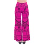 Halloween Baphomet Women s Chic Palazzo Pants 