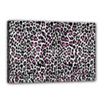 Pink Leopard Print Canvas 18  x 12  (Stretched)