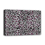 Pink Leopard Print Deluxe Canvas 18  x 12  (Stretched)