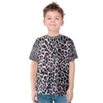 Pink Leopard Print Kids  Cotton Tee