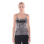 Pink Leopard Print Spaghetti Strap Top