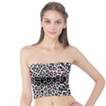 Pink Leopard Print Tube Top