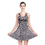 Pink Leopard Print Reversible Skater Dress