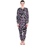 Pink Leopard Print OnePiece Jumpsuit (Ladies)