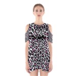 Pink Leopard Print Women s Cutout Shoulder One Piece