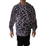 Pink Leopard Print Hooded Wind Breaker (Kids)