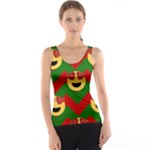 Christmas Heart Eye Emoji Tank Top