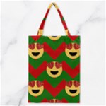 Christmas Heart Eye Emoji Classic Tote Bag