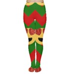 Christmas Heart Eye Emoji Tights