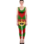 Christmas Heart Eye Emoji OnePiece Catsuit