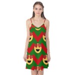 Christmas Heart Eye Emoji Camis Nightgown 