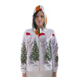 irish christmas Hooded Wind Breaker (Women)