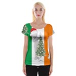 irish christmas Women s Cap Sleeve Top