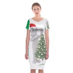 irish christmas Classic Short Sleeve Midi Dress