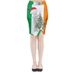 irish christmas Midi Wrap Pencil Skirt