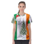 irish christmas Women s Sport Mesh Tee