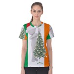 irish christmas Women s Cotton Tee