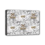 Christmas Silver Festivus Mini Canvas 7  x 5  (Stretched)