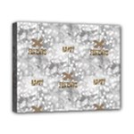 Christmas Silver Festivus Canvas 10  x 8  (Stretched)