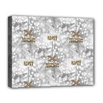 Christmas Silver Festivus Deluxe Canvas 20  x 16  (Stretched)