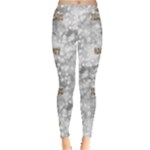 Christmas Silver Festivus Leggings 