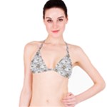 Christmas Silver Festivus Bikini Top