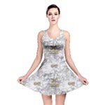 Christmas Silver Festivus Reversible Skater Dress