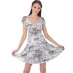 Christmas Silver Festivus Cap Sleeve Dress