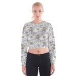 Christmas Silver Festivus Women s Cropped Sweatshirt