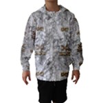 Christmas Silver Festivus Hooded Wind Breaker (Kids)