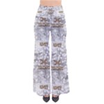 Christmas Silver Festivus Women s Chic Palazzo Pants 